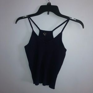 Navy blue sweater tank